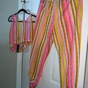 Wild Fable Colorful Striped Two-Piece Set